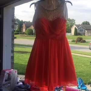 Formal dress, size 3 coral color